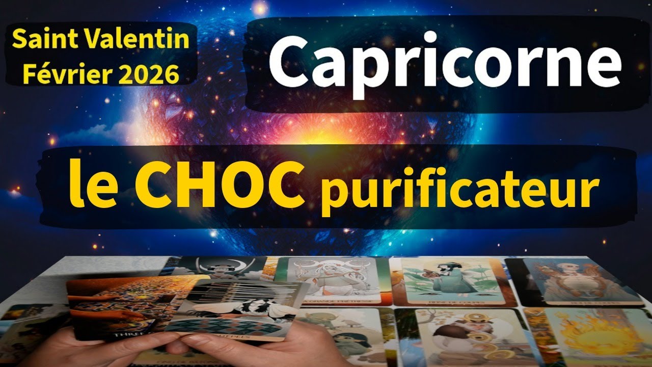 CAPRICORNE ~ ça vous tombera dessus ~Février 2026 ~ Saint Valentin