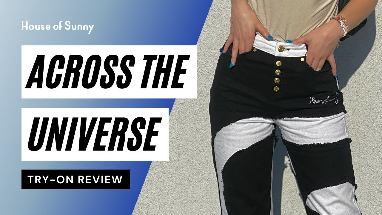 House Of Sunny Across The Universe Patchwork Pants Try-On Review | The Lobby 