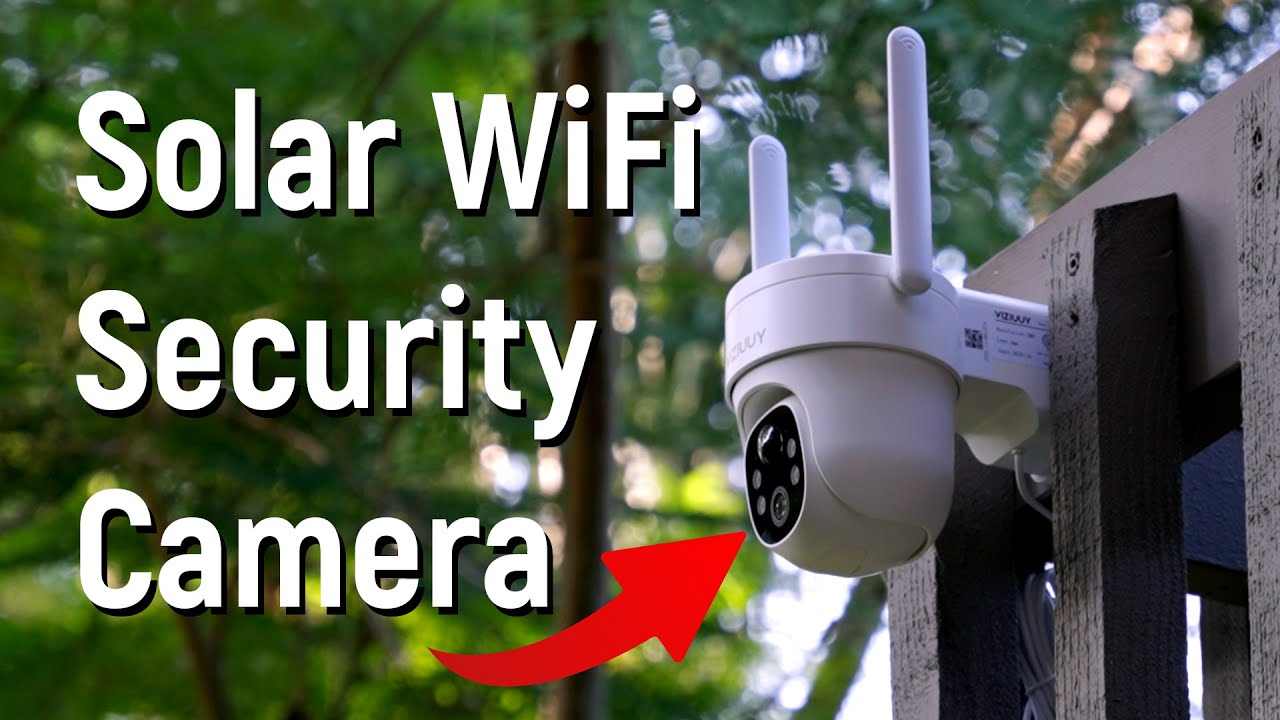 Solar Security Camera with Al recognition! [VIZIUUY]