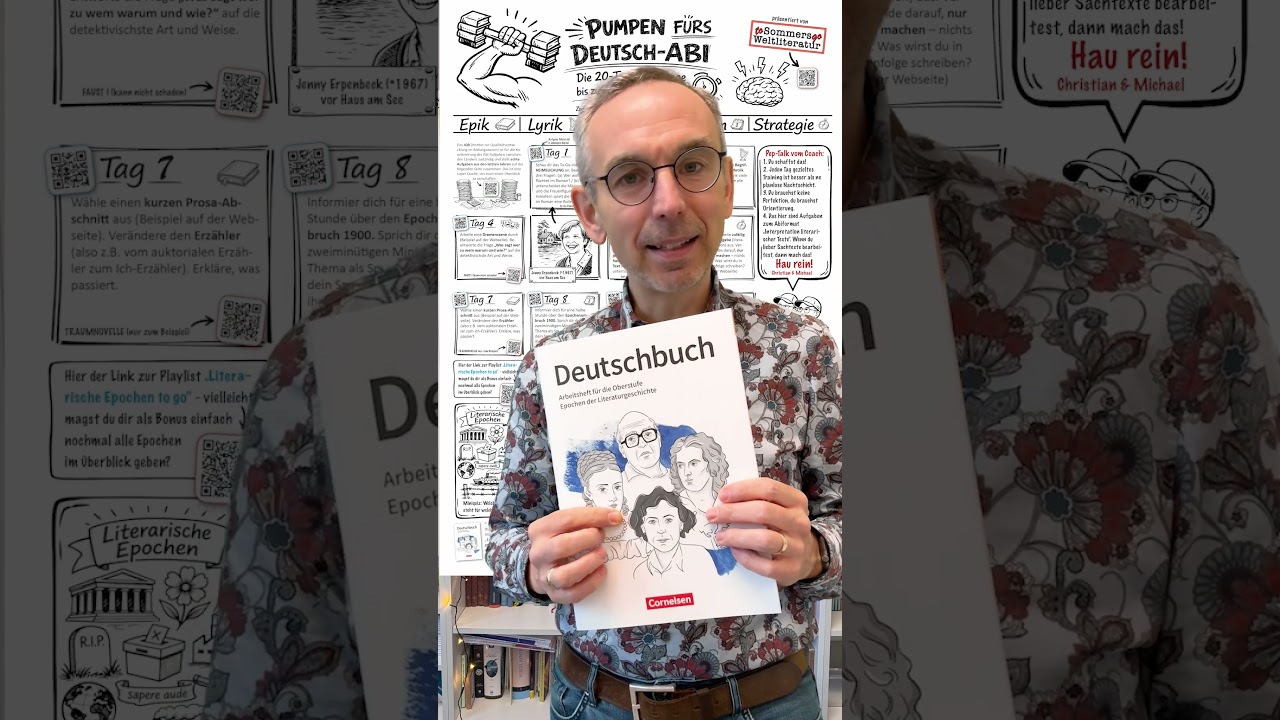 Pumpen f&uuml;rs Deutschabi - Gratis Lernplan Poster!