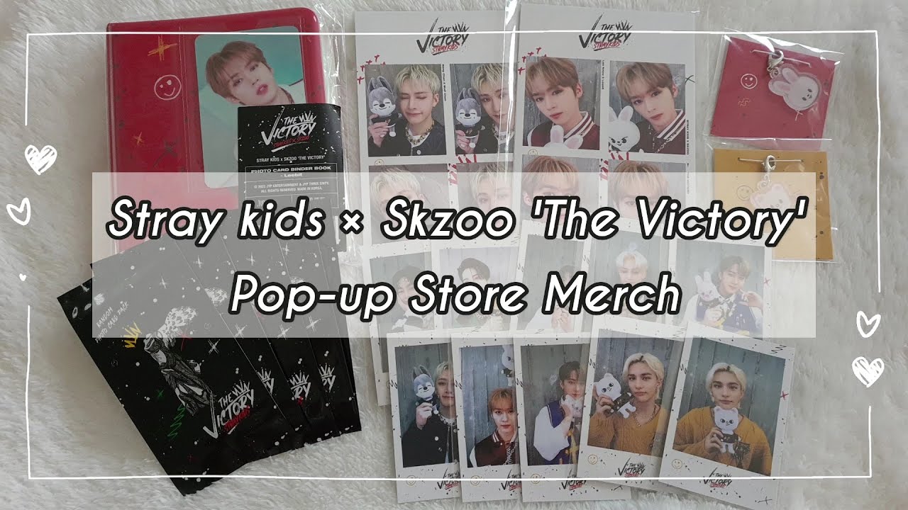 [STAY VLOG] 스테이 브이로그 Unboxing Stray Kids x SKZOO The Victory Pop-up Store Merch | Ji Ann's Diary