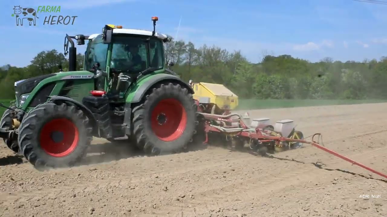 FENDT 516 VARIO setí kukuřice FARMA HEROT