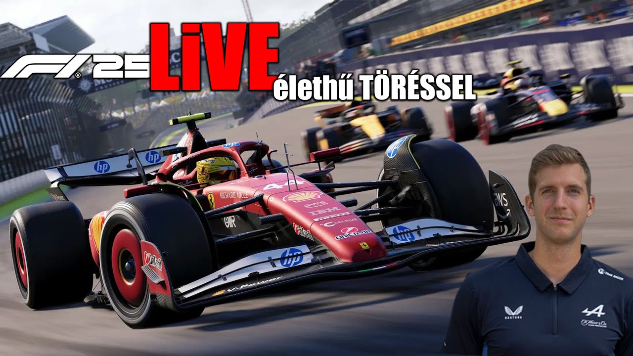 F1 25' I ÉLETHŰ TÖRÉSSEL LiVE I P20 👉 P1?