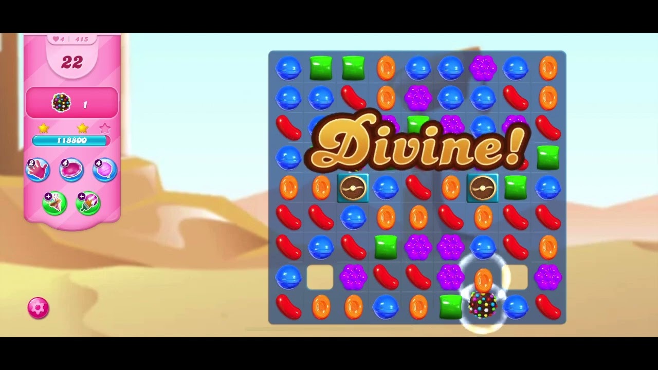 Candy Crush Saga | Level 415 | SWEET COMBO! MASTERY ON FIRST TRY! | 298120 🦄
