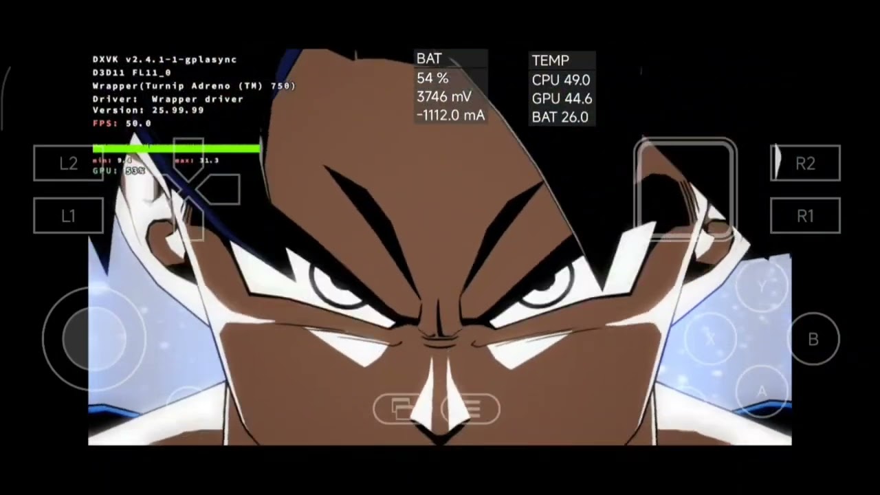 Dragon Ball Z FighterZ:Winlator Ludashi/Snapdragon 8 Gen 3