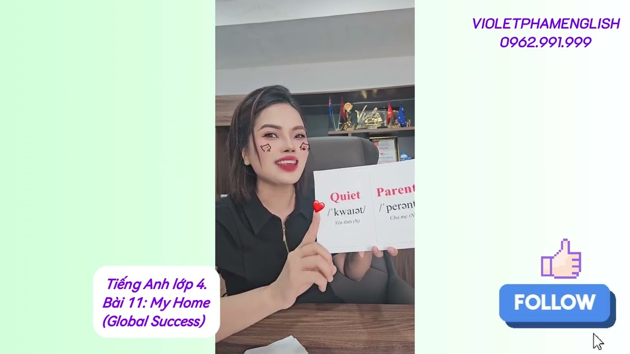Bài 11: My Home - Tiếng Anh lớp 4 (Global Success) | Cô giáo Violet Pham