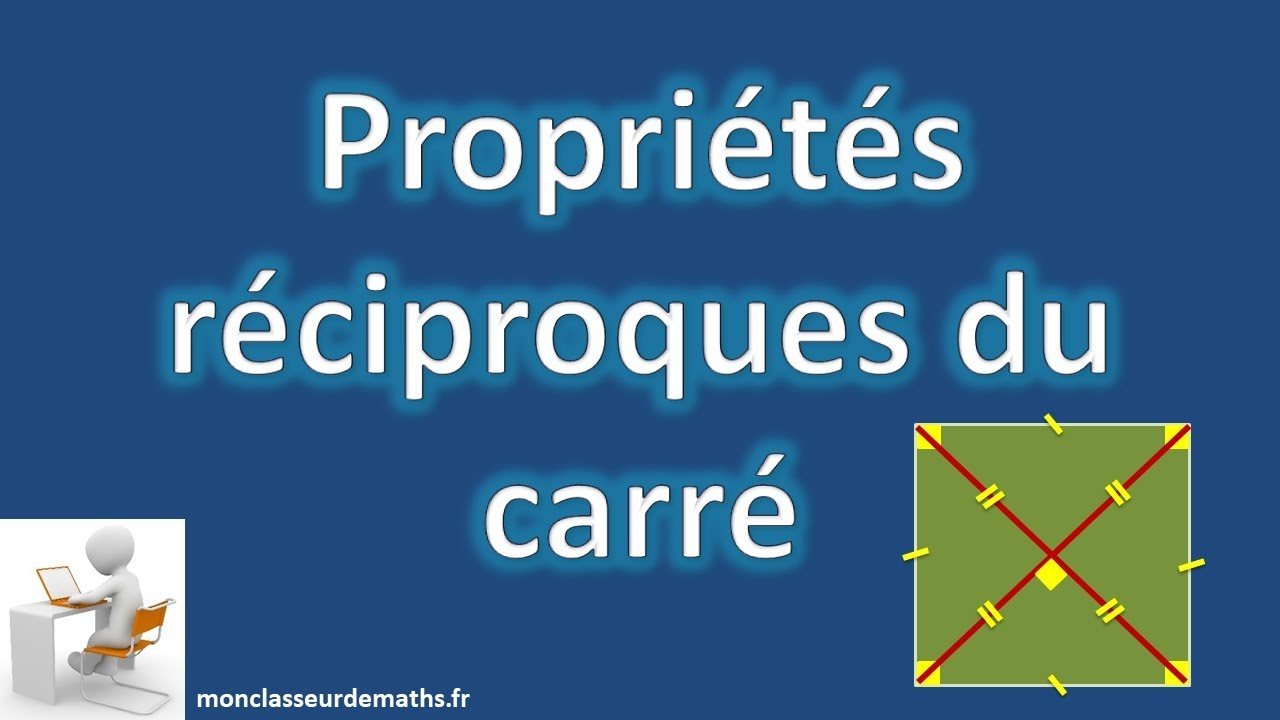 Propriétés réciproques du carré