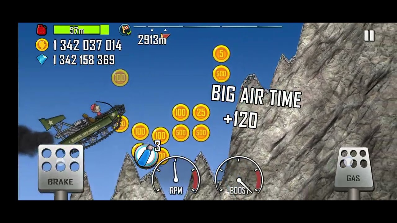 Hill climb racing game climb super offroder on hills 