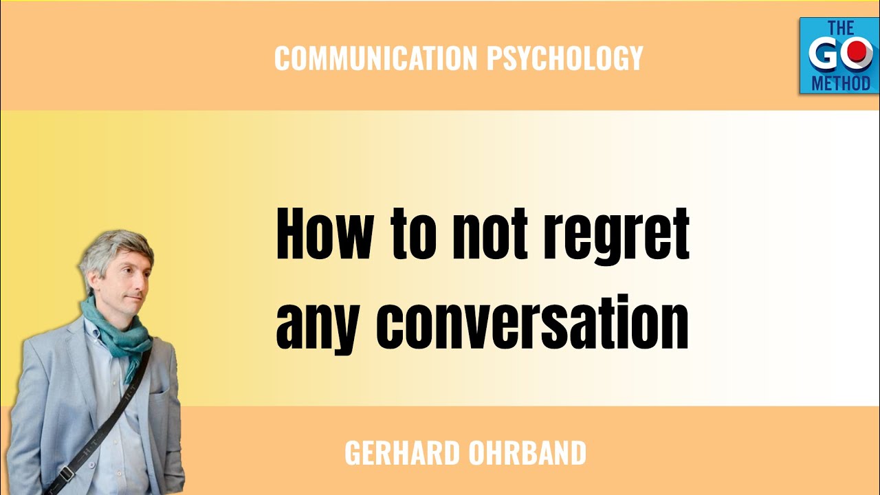 What to Do Against Second Thoughts After a Conversation