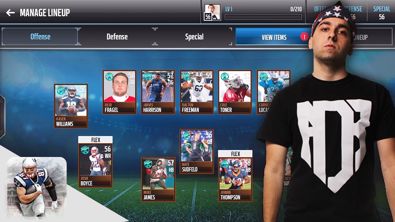 MADDEN NFL 17 MOBILE - PACK N' PLAY!!!