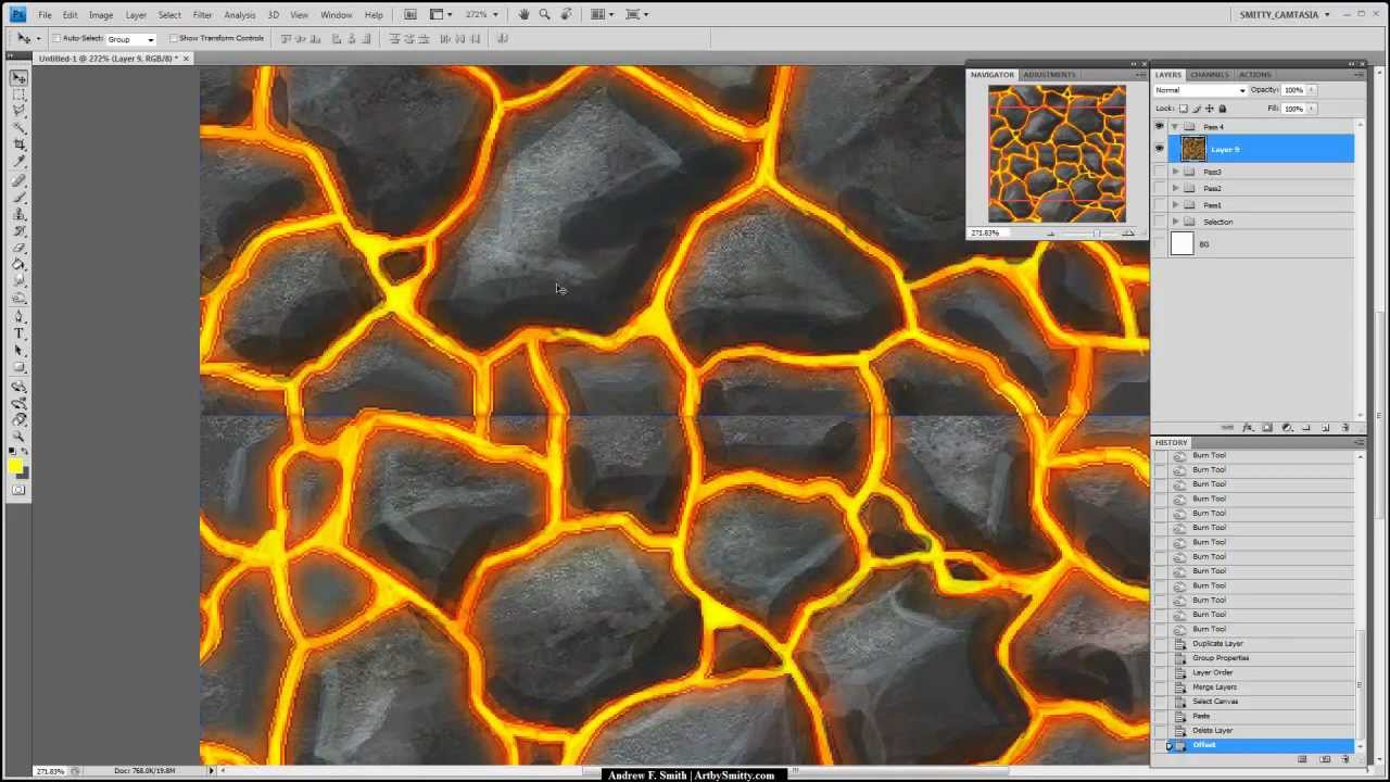 Tiling Texture - Lava