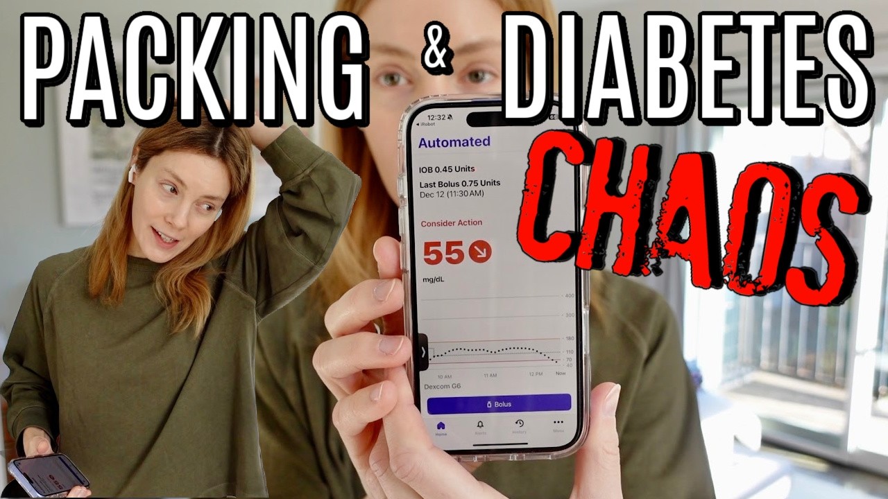 Packing + Diabetes Chaos | She's Diabetic