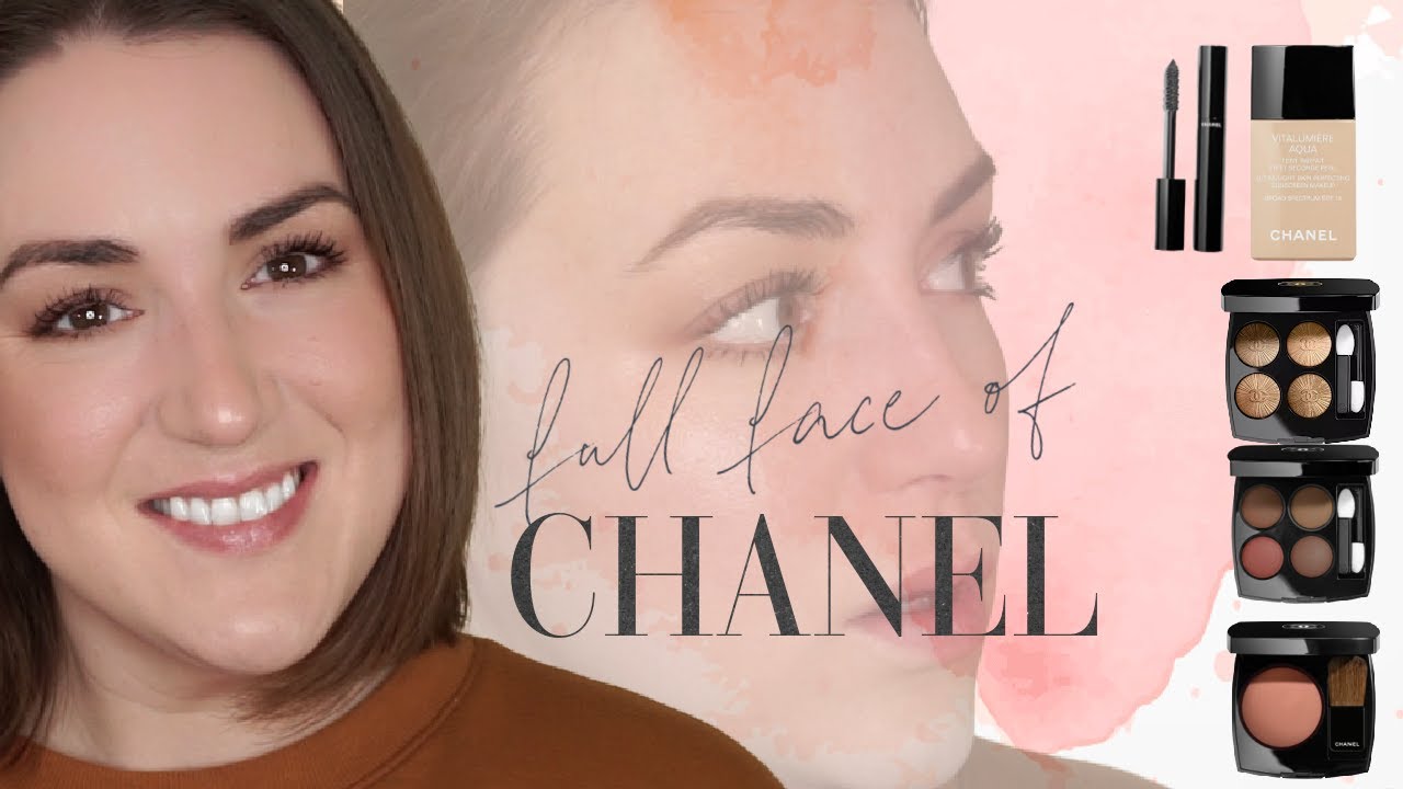 FULL FACE OF CHANEL// red and brown smokey eye