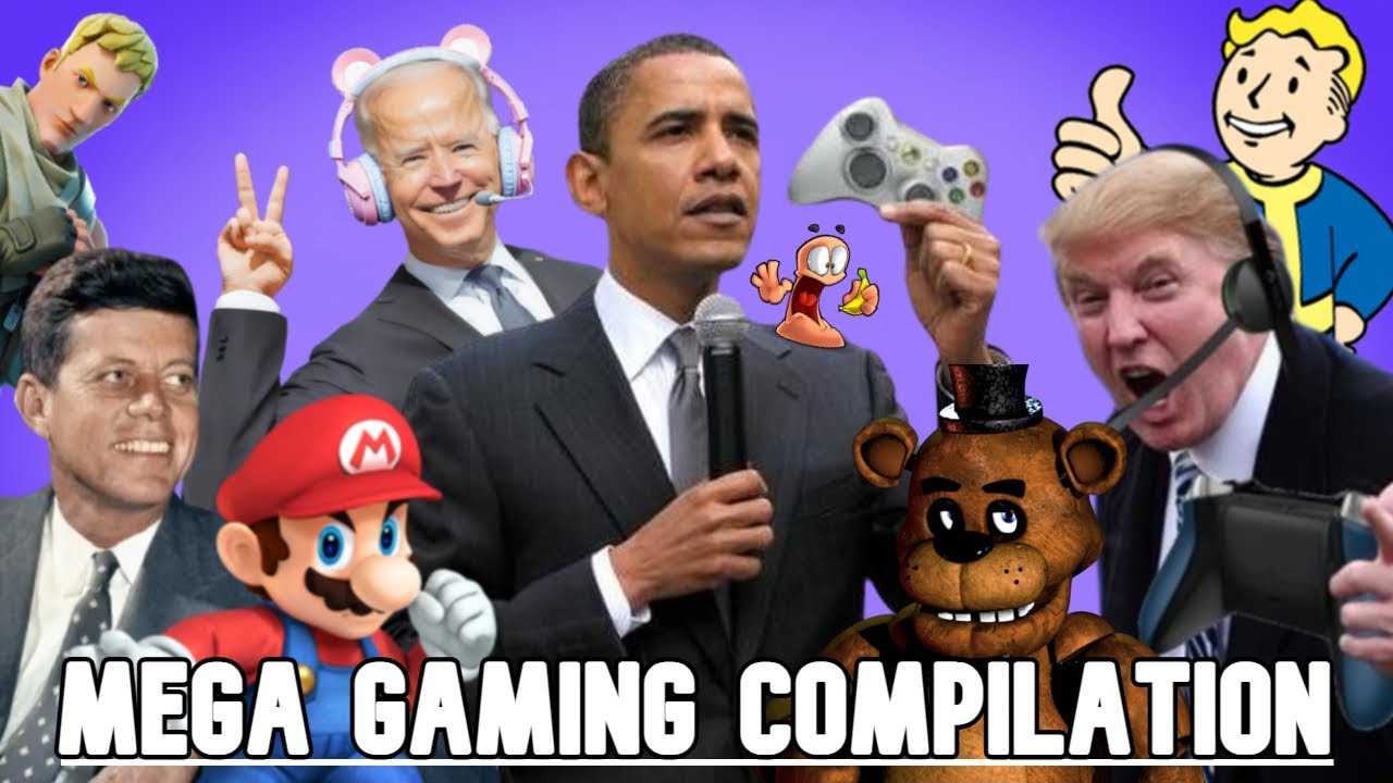 AI Presidents Play Video Games | MEGA GAMING COMPILATION