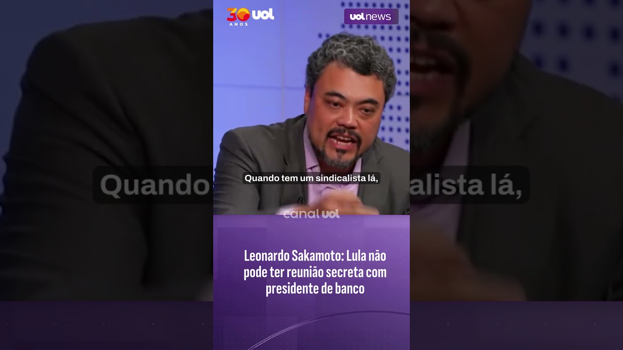 Lula n&atilde;o pode ter reuni&atilde;o secreta com presidente de banco | Sakamoto