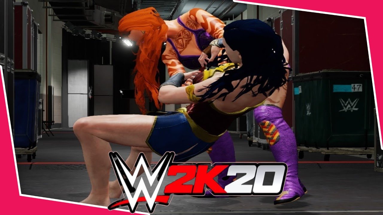Wonder Woman v Cheetah! - WWE 2K20 Backstage Brawl