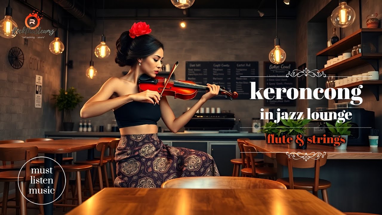 Chill Vibes | Keroncong in Jazz Lounge | Flute & Strings 🎻