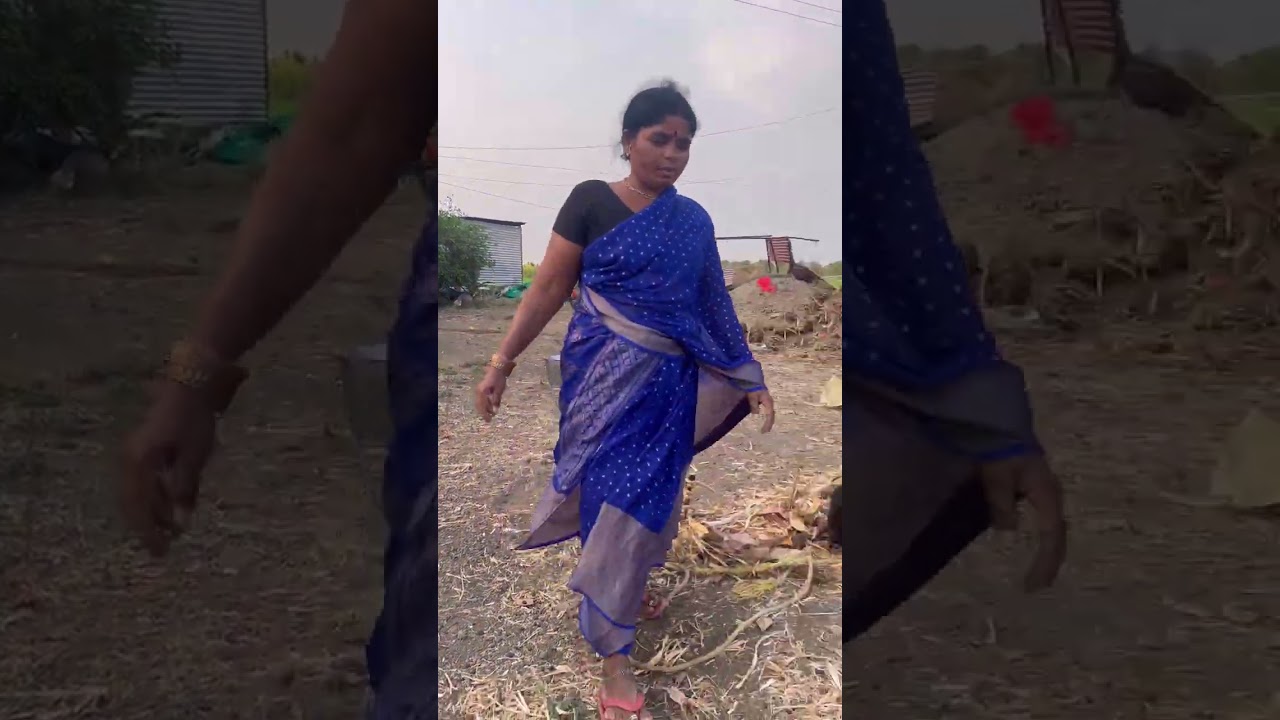 शेतकऱ्यांचा सगळा पसारा बाहेर च असतो अचानक वार आले की बघा किती सगळी बेजारी होती 🥲