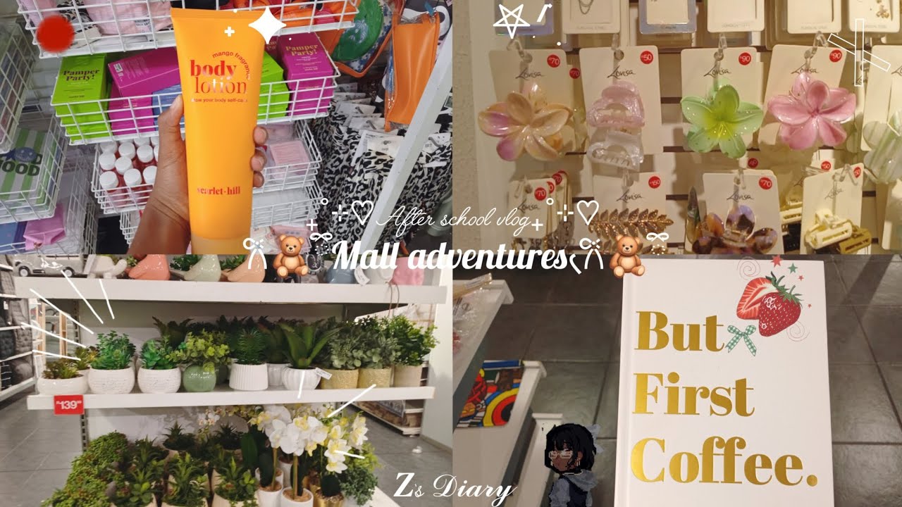 ִ ࣪𖤐.ᐟHigh school girl goes to mall after school ִ ࣪𖤐¡        High school diary📖
