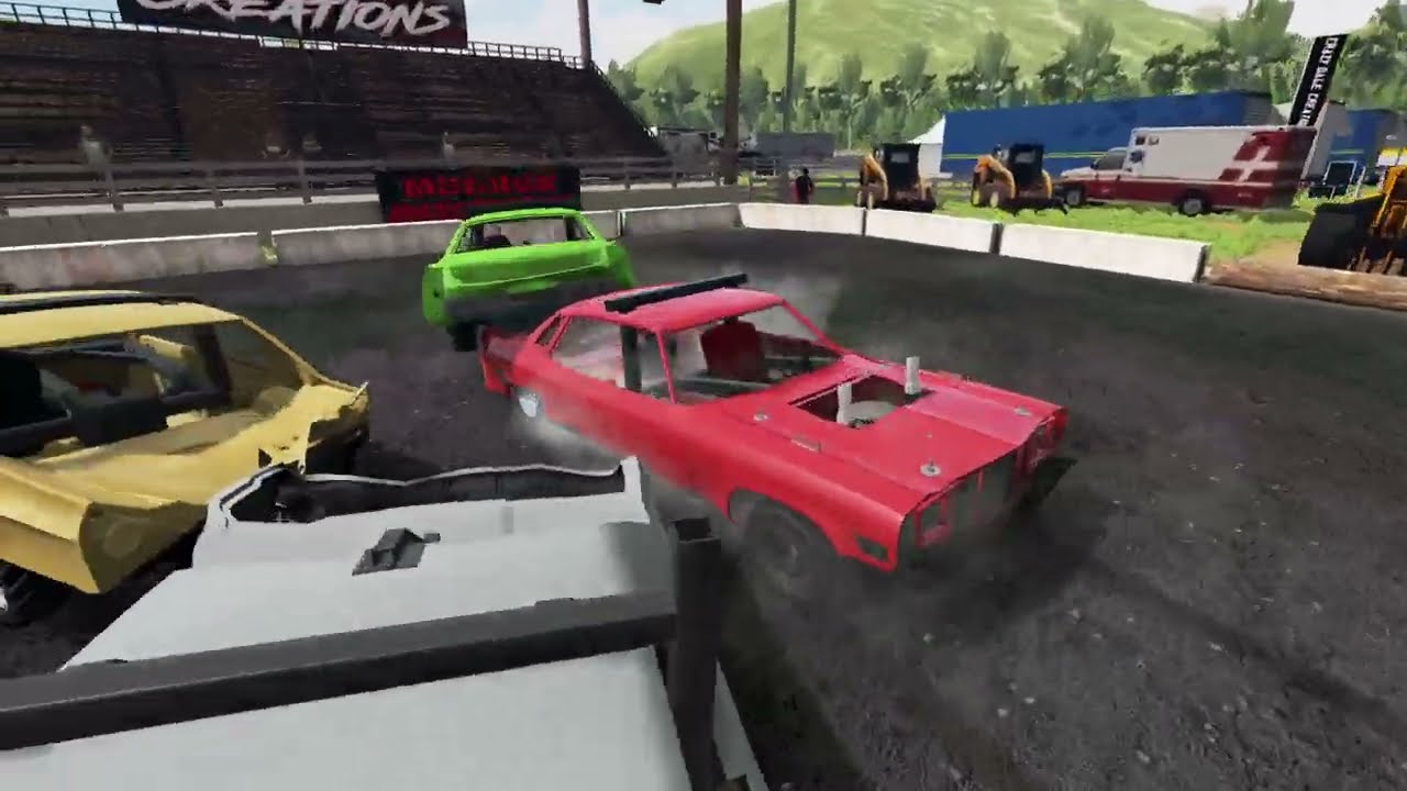 Hard Hit Compilation  - BeamNG Demolition Derby