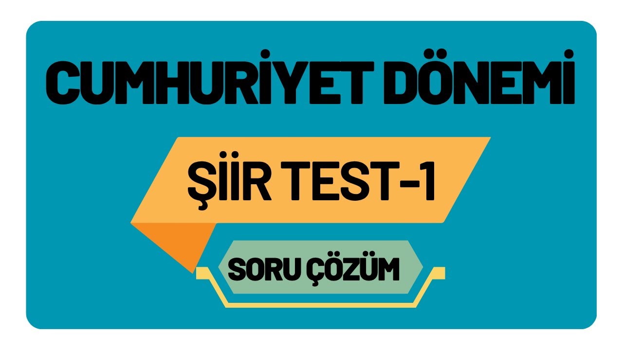 AYT 2026 Cumhuriyet Dönemi Şiiri | En Önemli Şairler ve Temalar |