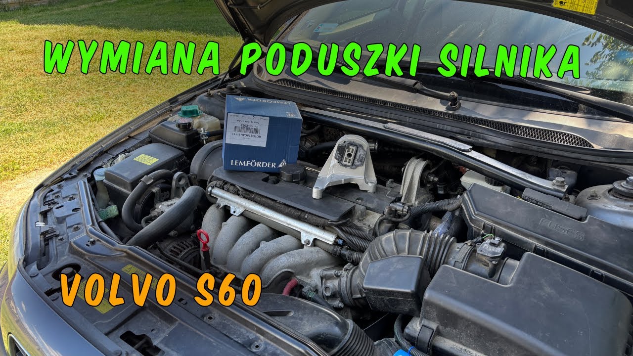 Wymiana poduszki silnika VOLVO S60 S80 2.4 benzyna