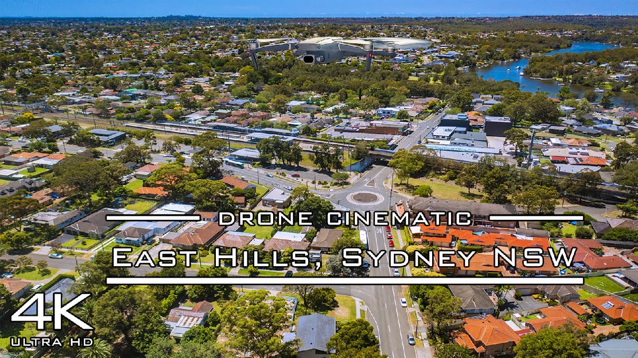【4K】UltraHD 🇦🇺 aerial flyover of East Hills in Sydney and surrounding areas with a Mavic 2 Pro Drone