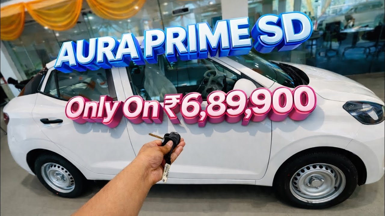 Hyundai की टैक्सी Taxi lovers के लिये Aura Prime SD Only On ₹6,89,900 Detailed Walkaround Review 