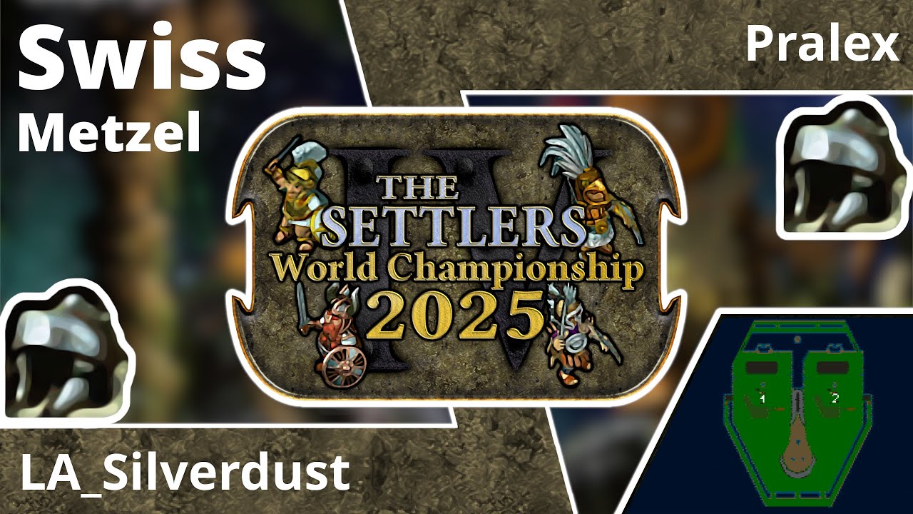 [EN] LA_Silverdust vs Pralex | Swiss Stage 0:1 | The Settlers IV World Championship 2025