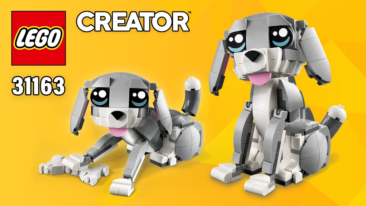 LEGO Dog (31163) from Creator 3in1 Playful Cat | Alternate Building Instructions @TopBrickBuilder