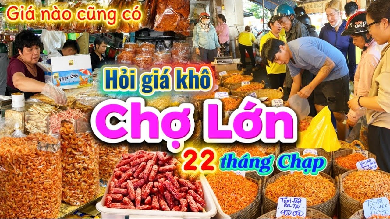 1166. Sài Gòn - Cảnh đối lập giữa phía trước và bên trong chợ Bình Tây ngay mùa bán hàng cao điểm