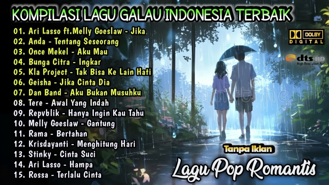 Kumpulan Lagu Galau Indonesia Terbaik | Kompilasi Lagu Pop Terbaik | Once,Ari Lasso,BCL,Tere,Rama
