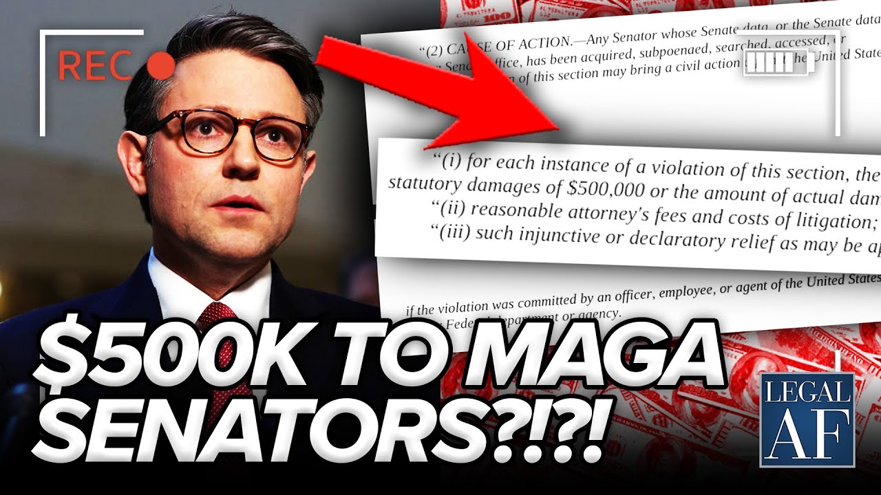 СЕКРЕТНОЕ положение законопроекта о выплате сенаторам MAGA 500 тыс. долларов?!?