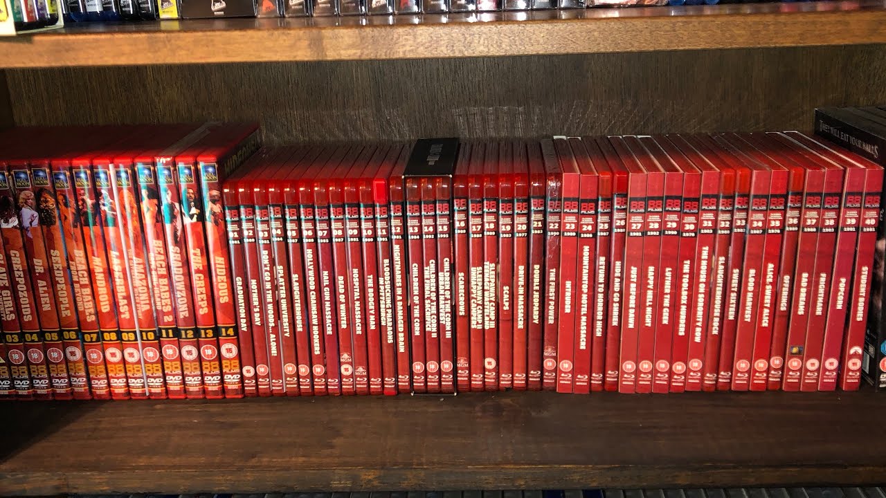 88 Films Collection Overview Part One, Blu Ray DVD Slipcovers, Slasher Classics, Numbered Editions