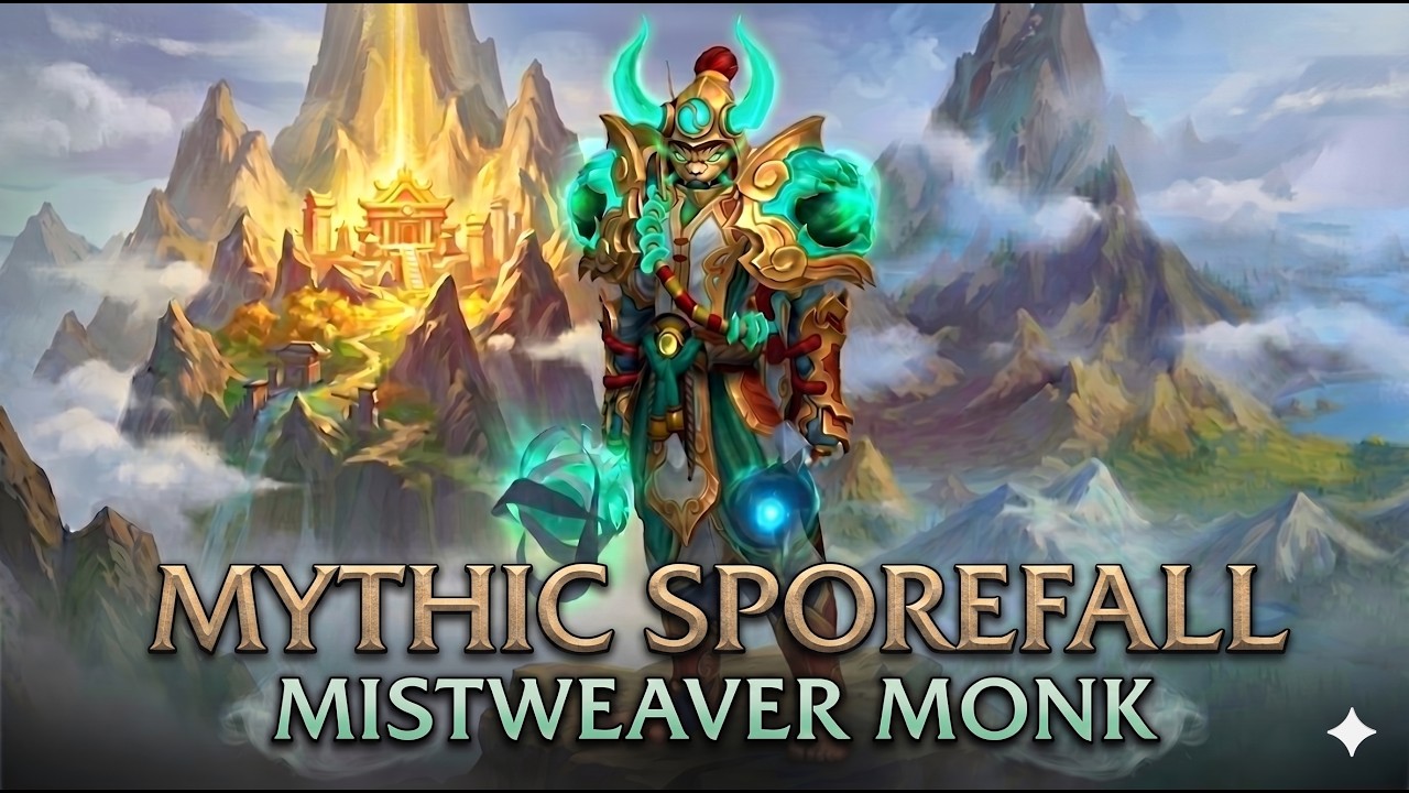 1% WIPE AVERTED?! Out-Healing Rotmire in Mythic Sporefall (Mistweaver POV)