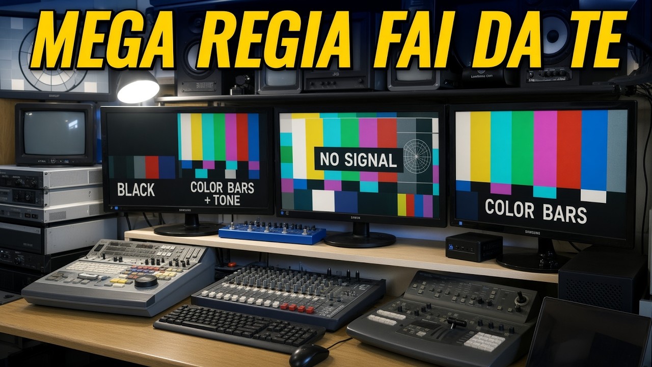 Costruisco una mega regia video analogica come nel 1990 - Prima Parte