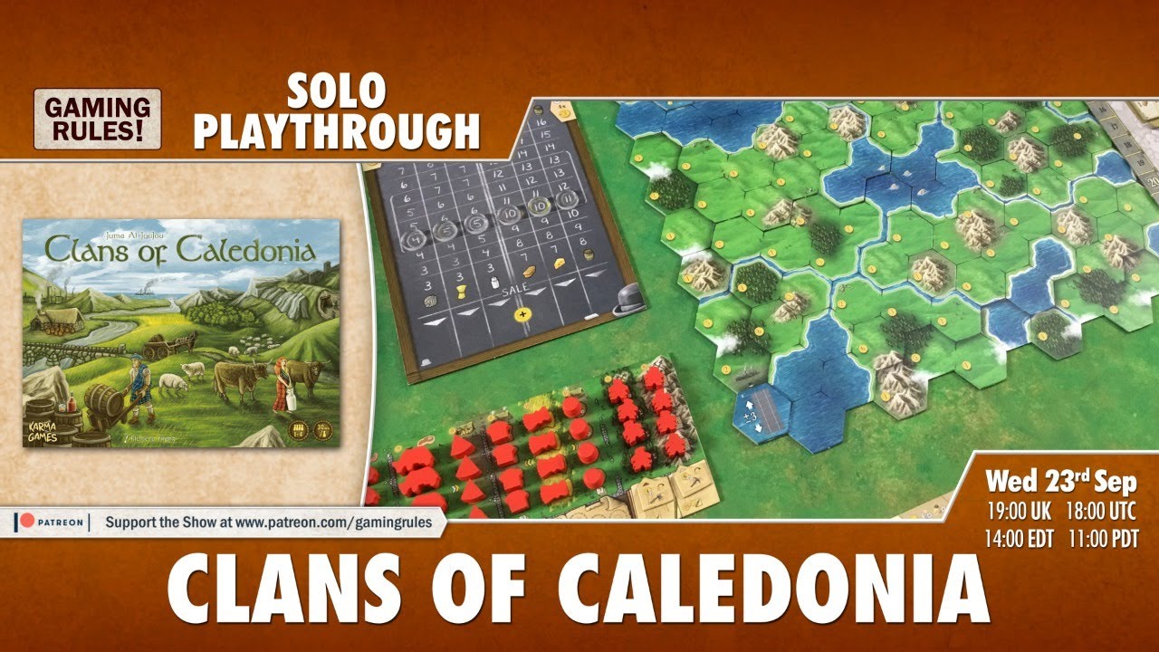 Clans of Caledonia - Solo Playthrough