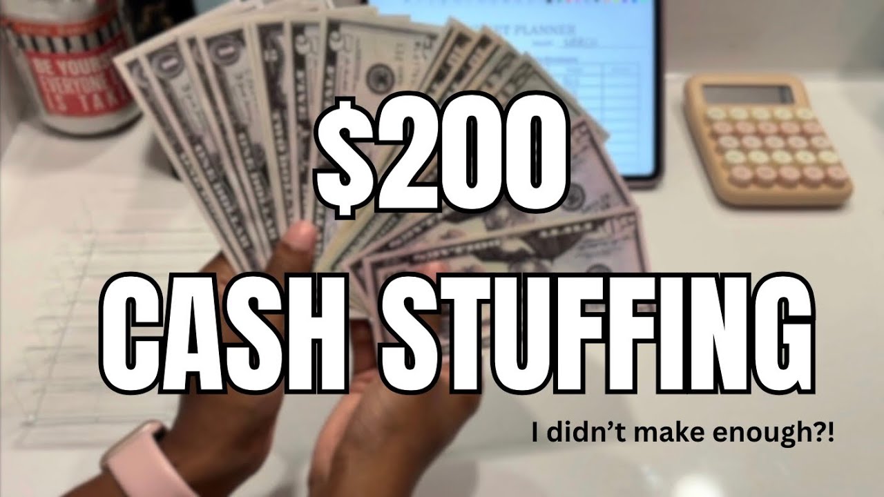 Cash Stuffing My $200 Paycheck | Low Income Budget | Life Update