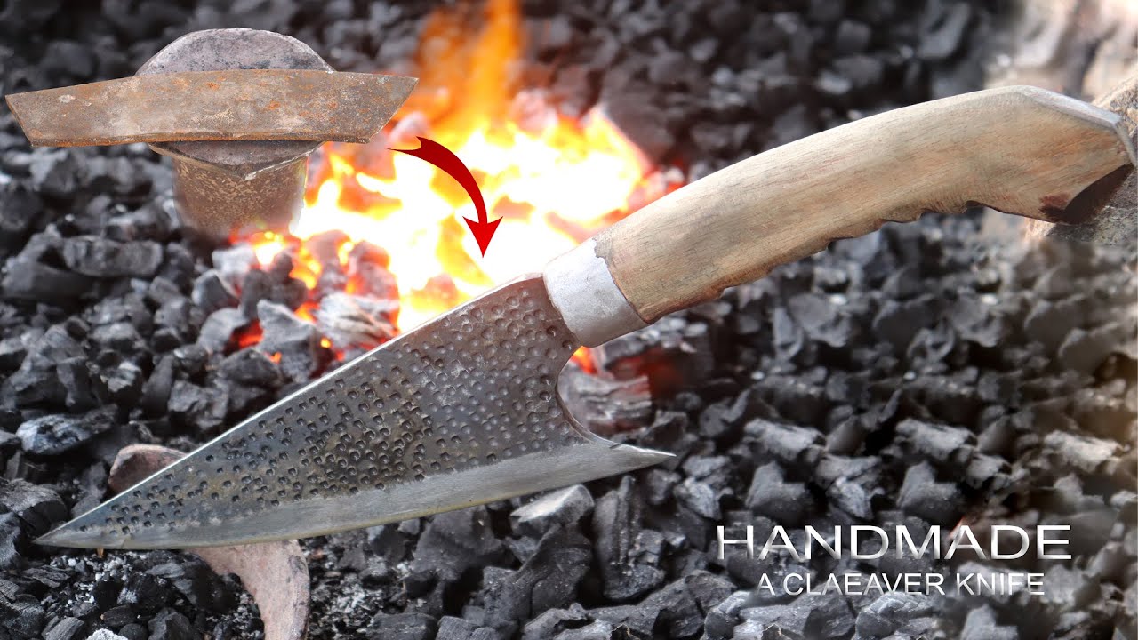 Knife Making / How To Make A Cleaver Knife From Disc Plough