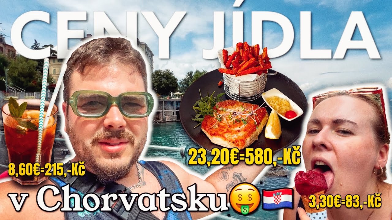 JE JÍDLO V CHORVATSKU PŘEDRAŽENÉ?🤔🤑NAÚČTOVALI NÁM VÍC NEŽ MĚLI!😱SKVĚLÉ JÍDLO V HOTELU🤩DOVOLENÁ🇭🇷