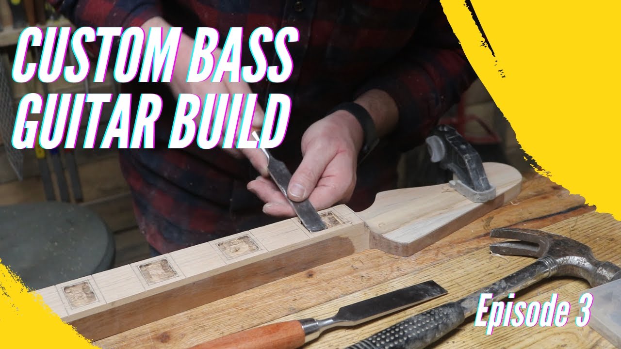 Scratch Built Custom Bass Guitar Build Ep 3