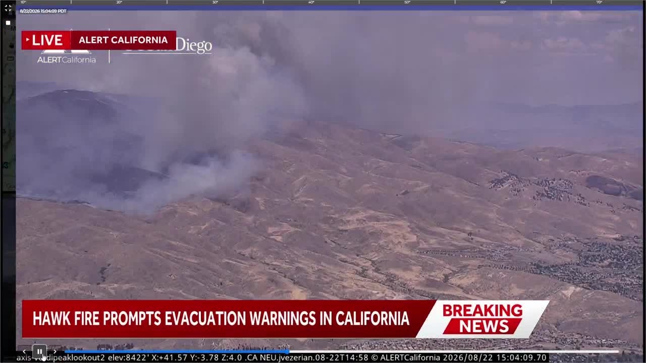 Hawk Fire: Vegetation fire in Nevada prompts evacuation warnings in Sierra County