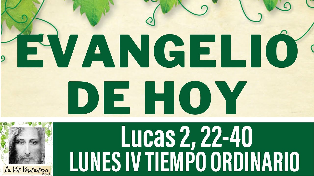 Lucas 2, 22-40  | EVANGELIO DE HOY LUNES 2 DE FEBRERO, 2026 | @lavidverdadera820 