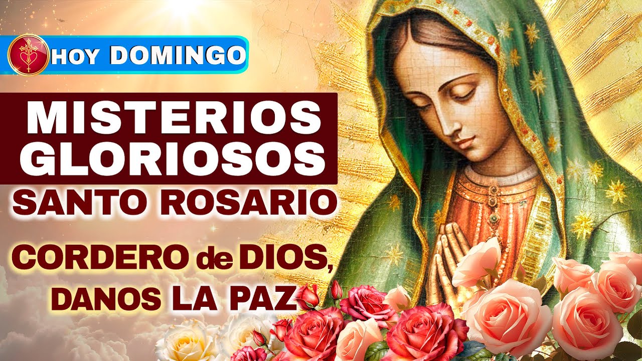 Santo Rosario HOY Domingo 18 Ene 2026 🌹 (Gloriosos) — Cordero de Dios: paz en casa