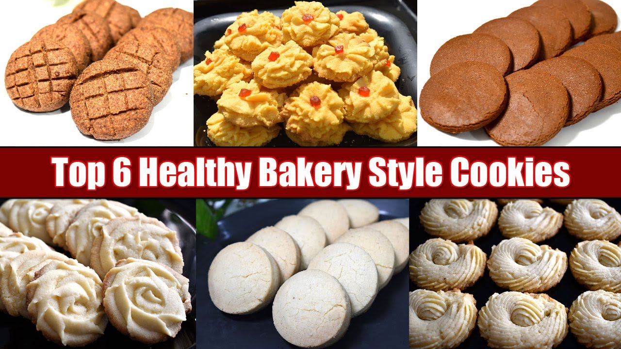 பேக்கரி ஸ்டைலில் 6 வகை ஆரோக்கியமான குக்கீஸ் 20 நிமிசத்தில்-Top 6 Healthy Bakery Style Cookies