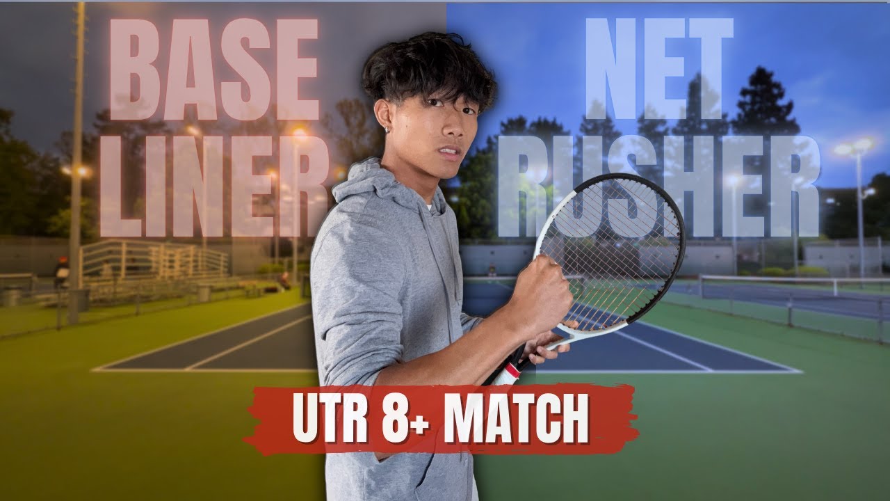 UTR 8.55 vs USTA 4.5 | Baseliner vs Aggressive Serve & Volley
