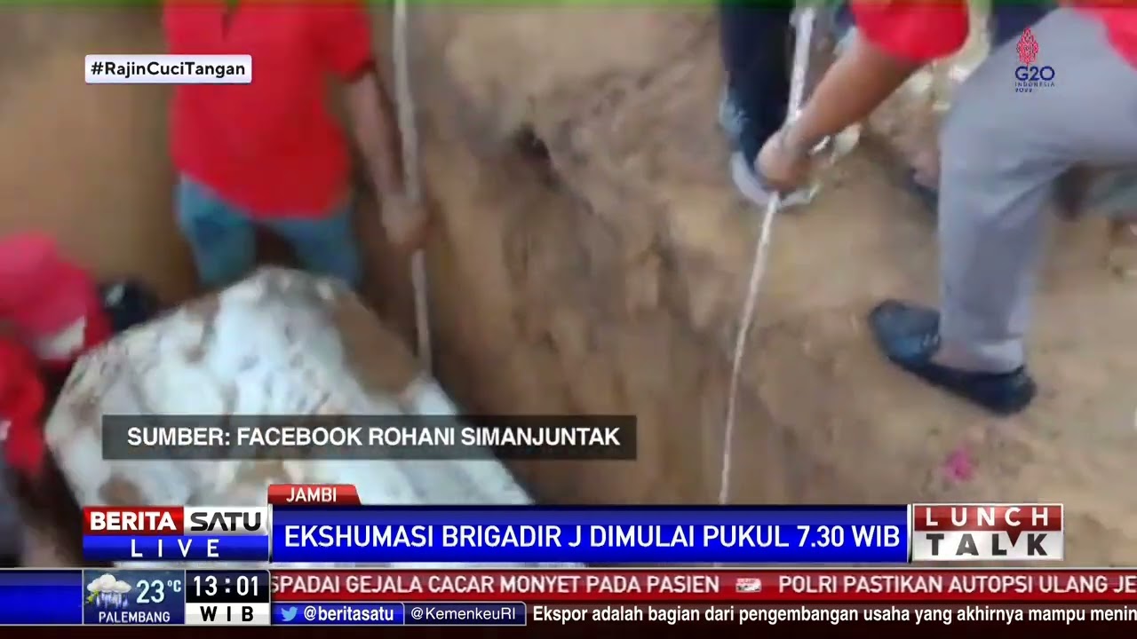 Melihat Dari Dekat Proses Pengangkatan Jenazah Brigadir J dari Liang Kubur