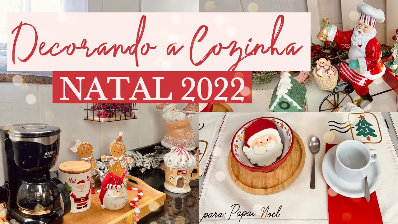 DECORAÇÃO DE NATAL NA COZINHA ITENS E IDEIAS PARA DECORAR A COZINHA PARA O NATAL #natal2022