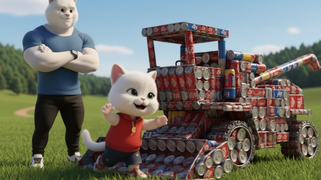 Kitten Got Laughed At for a Tin Can Harvester — The Ending Will Surprise You | AI Cat Story