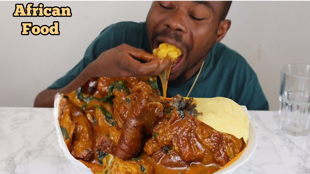 Ogbono Soup And Fufu